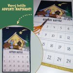 Varrd magad! - adventi kalendárium-textil adventi naptár alap-Betlehem